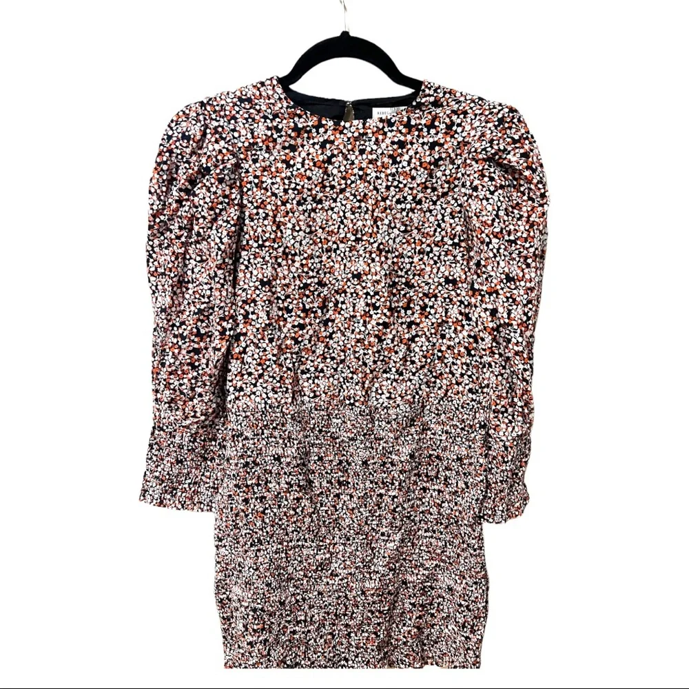 Rebecca Minkoff Tabby Smocked Floral Sheath Dress (XS) - Picture 8 of 11